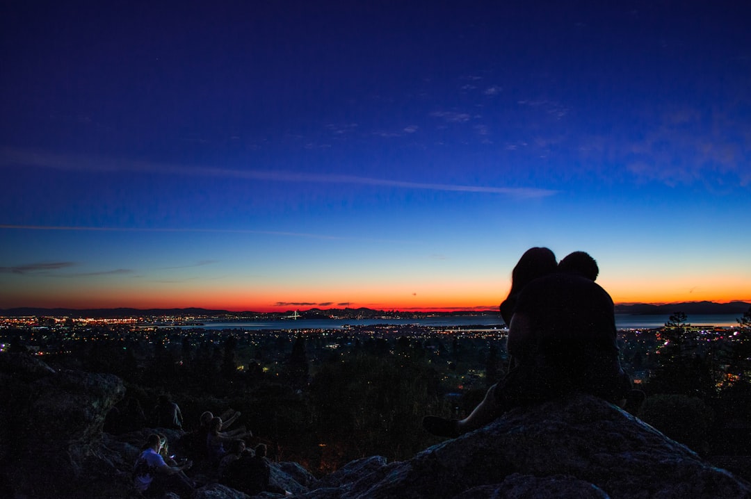 Photo Romantic sunset